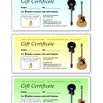 Guitar Lessons SF Gift Certificates 1