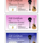 Guitar Lessons SF Gift Certificates 2