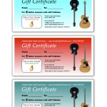 Guitar Lessons SF Gift Certificates 4